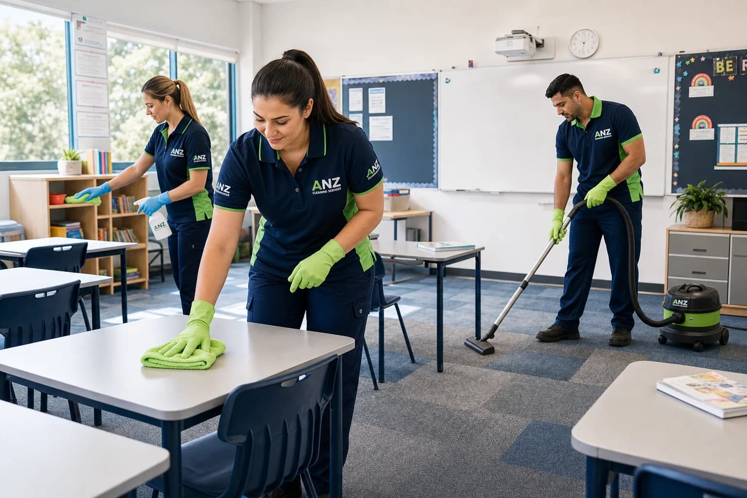 School Cleaning — ANZ Cleaning Services Commercial Cleaning Auburn